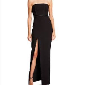 Likely Black Thomas Satin Column GowN